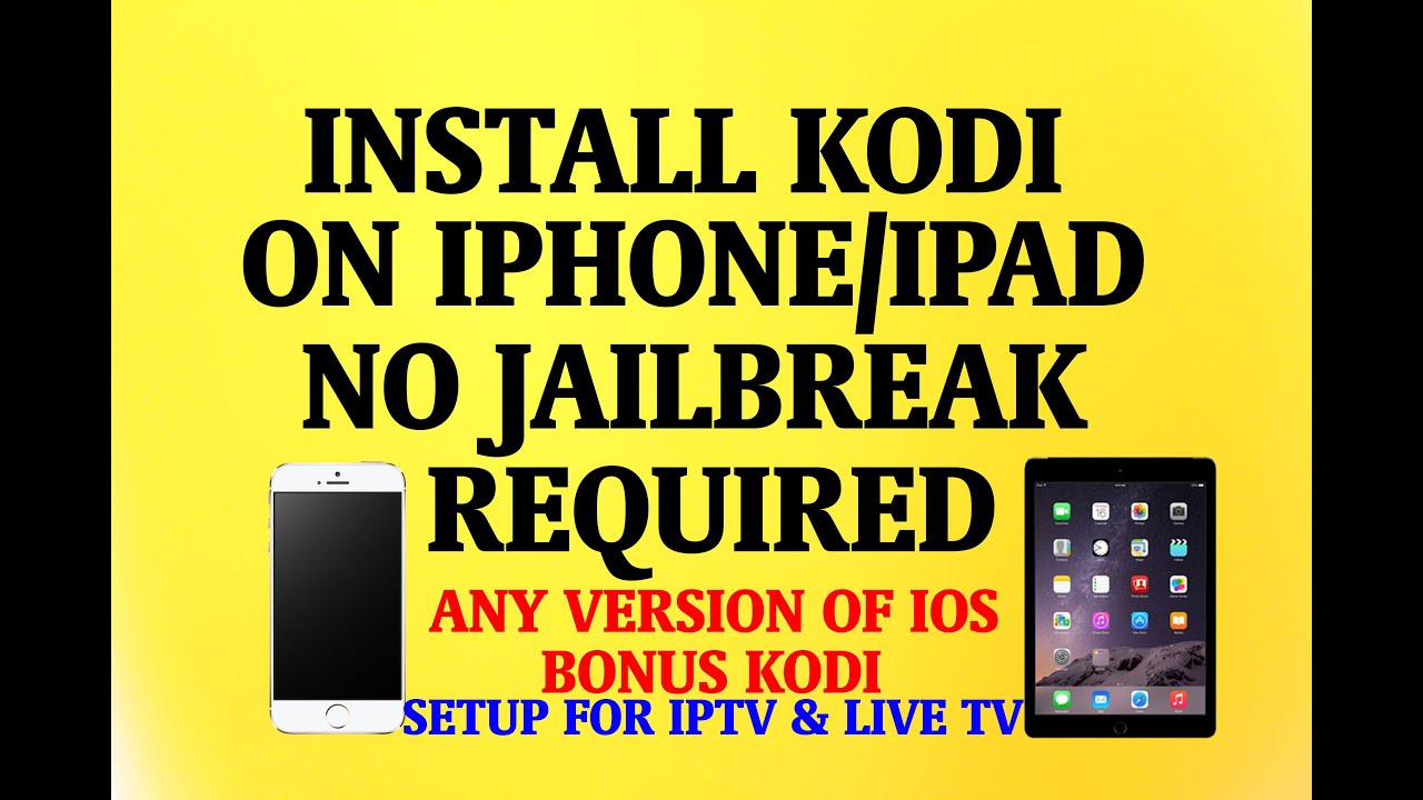 kodi for ipad without jailbreak without mac